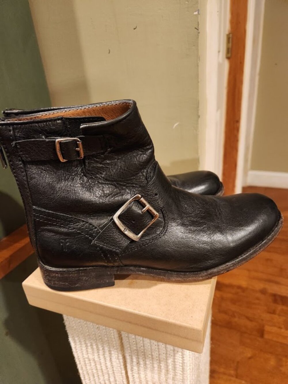 Frye black boots